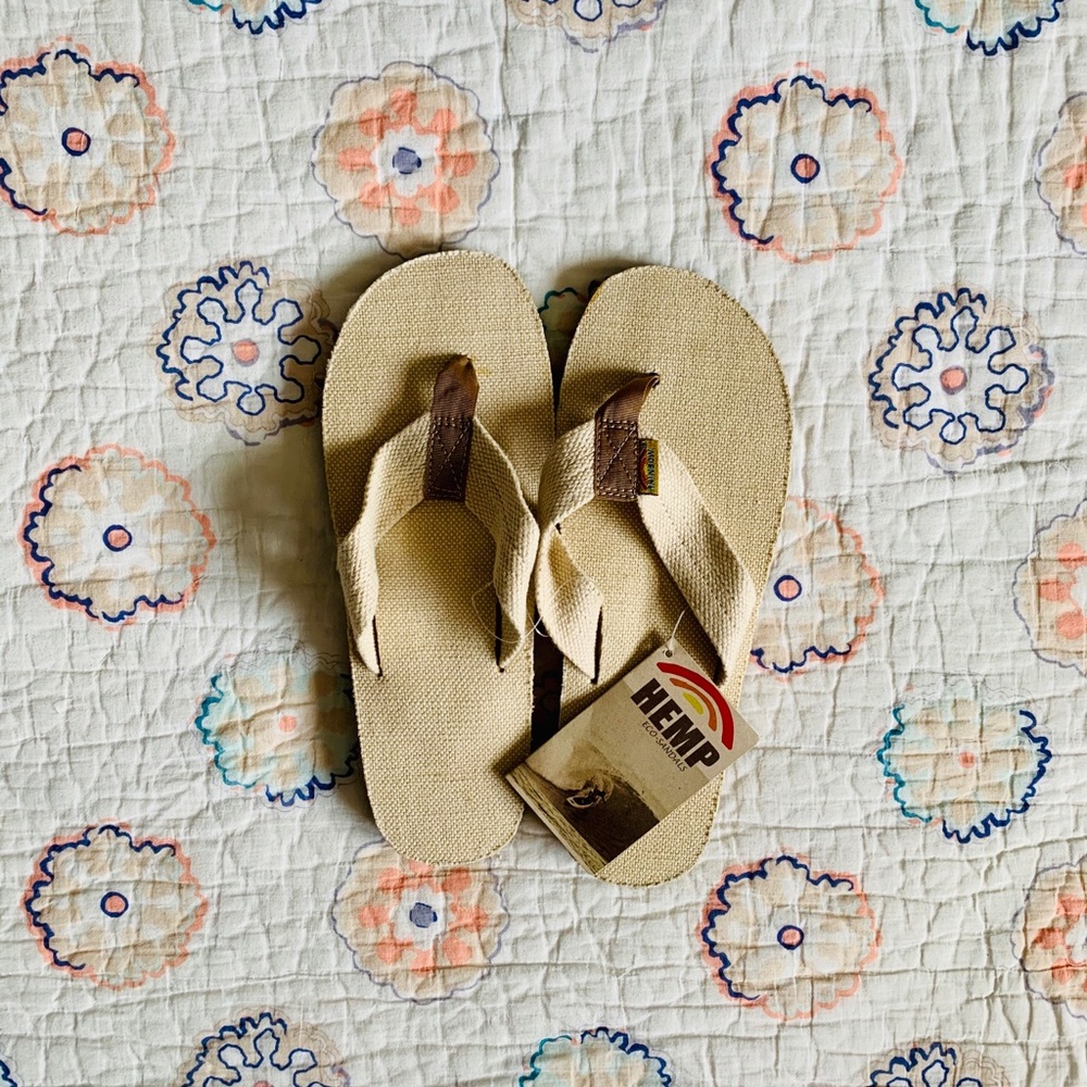 Rainbow Hemp Men’s FlipFlops
